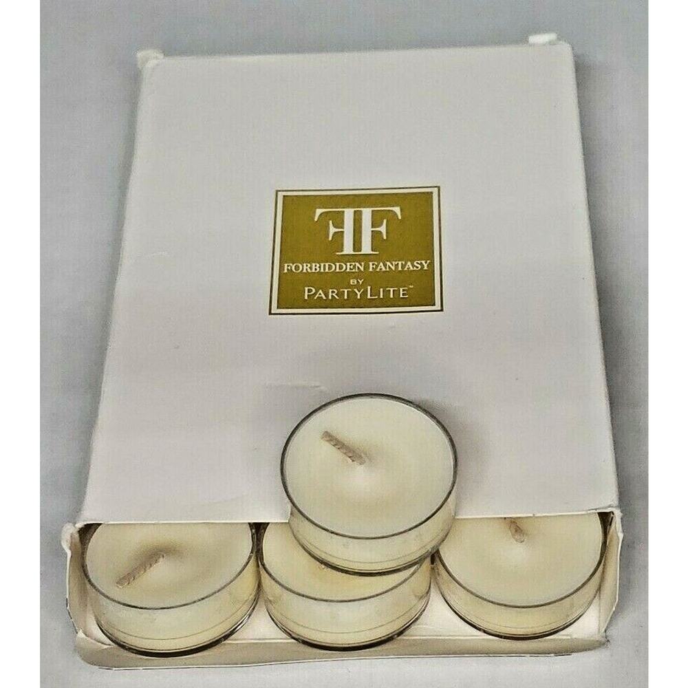 Partylite Tealights 12 Candles NOS " Blush Forbidden Fantasy " P1E/V04807